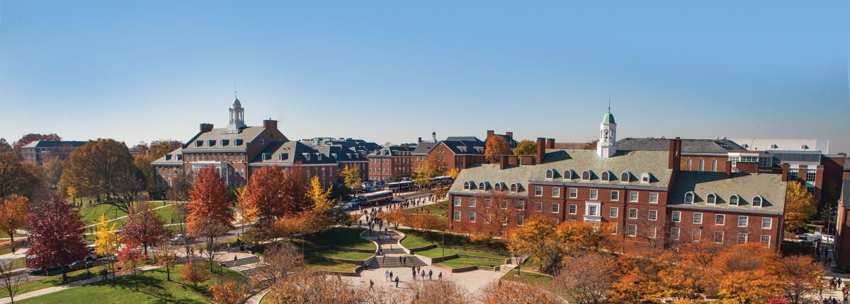 Photograph of University of Maryland's Hornbake Plaza