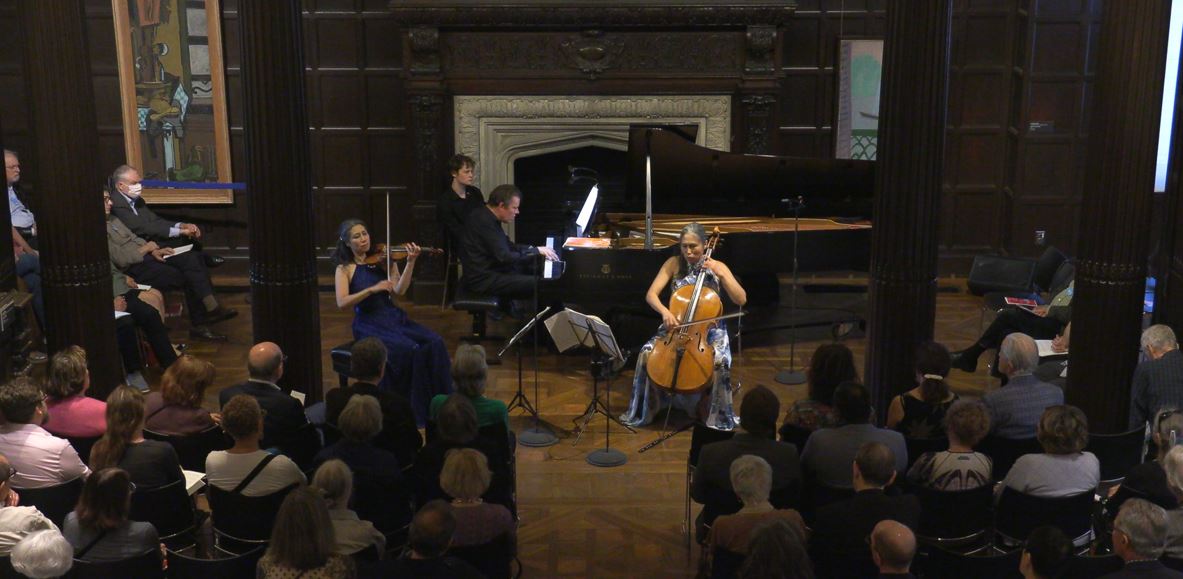 Trio con Brio Copenhagen performing in the Music Room