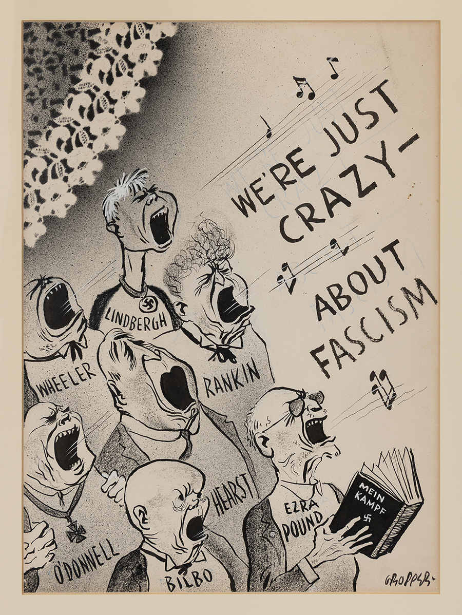 William Gropper We're Just Crazy about Fascism