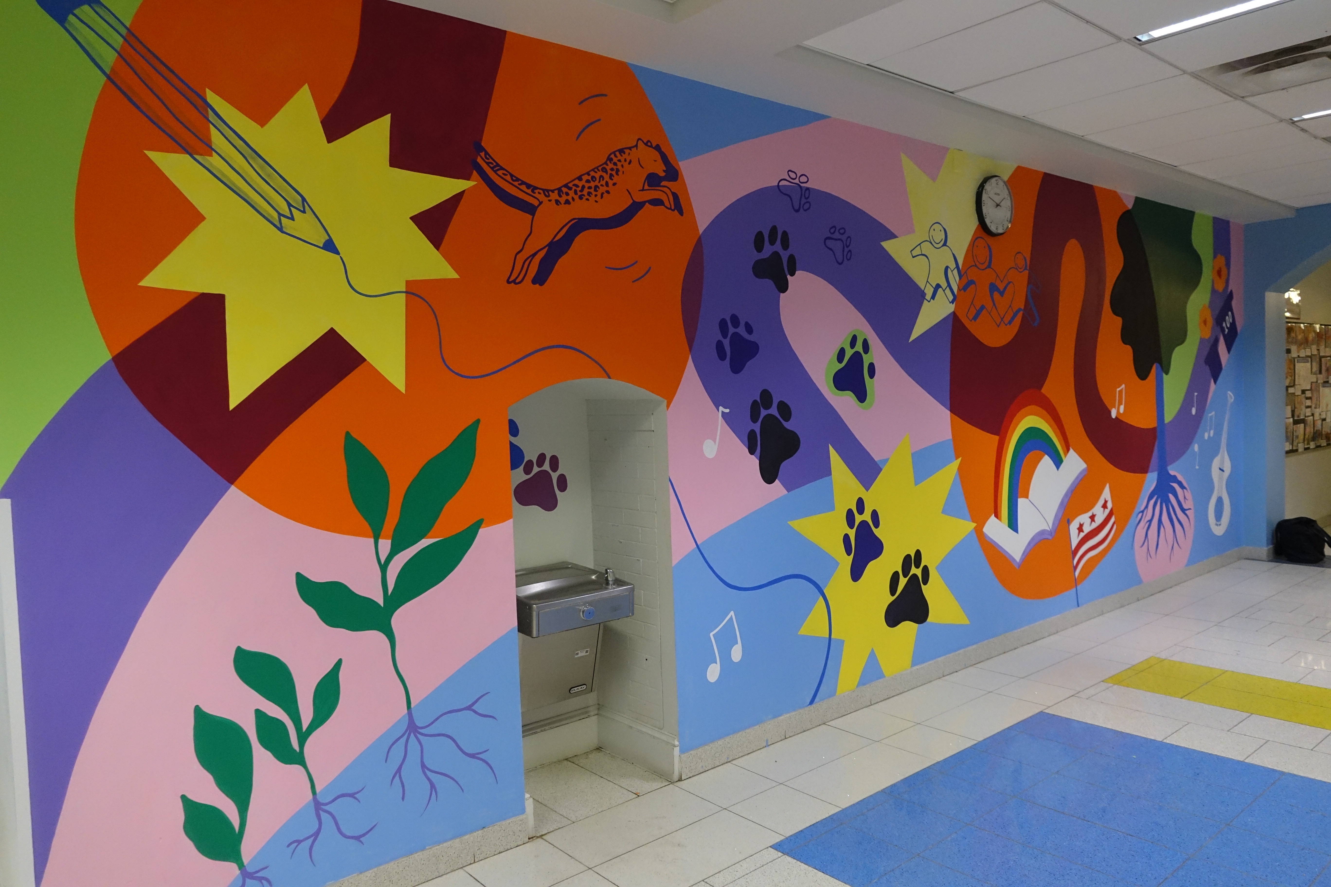 Mural at Janney elementary