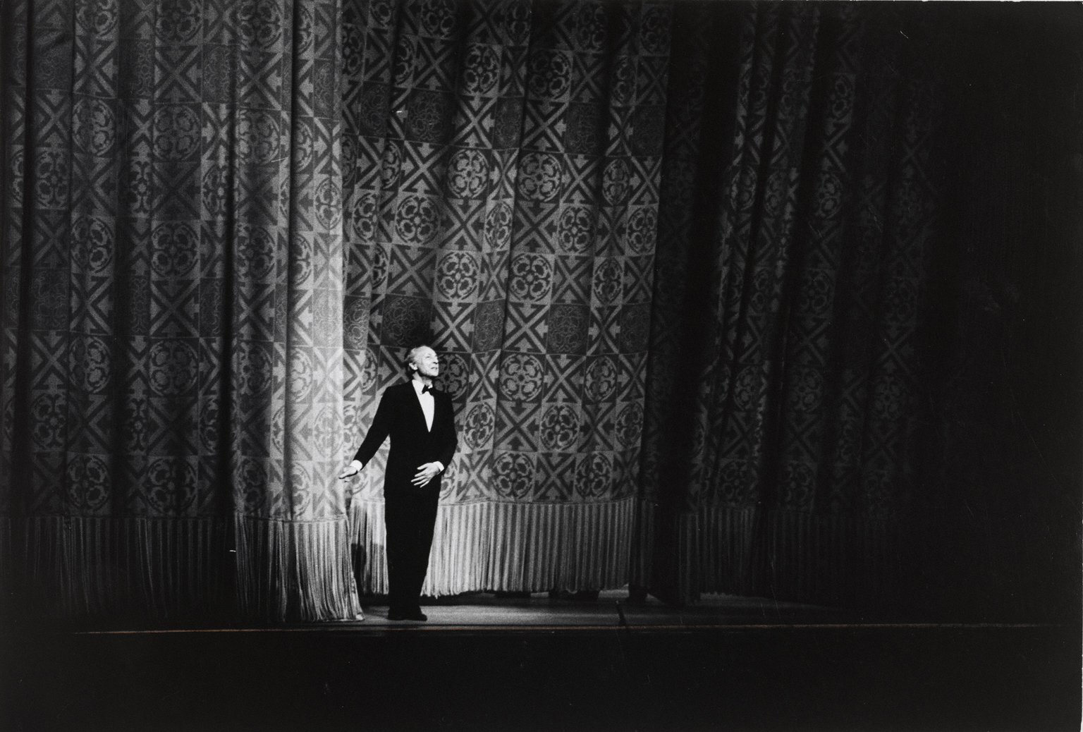 Ballet Master George Balanchine Taking a Curtain Call Following ...