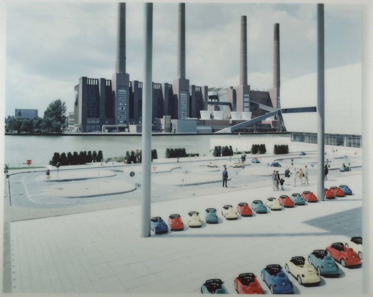 Photograph of the Volkswagen factory in Germany
