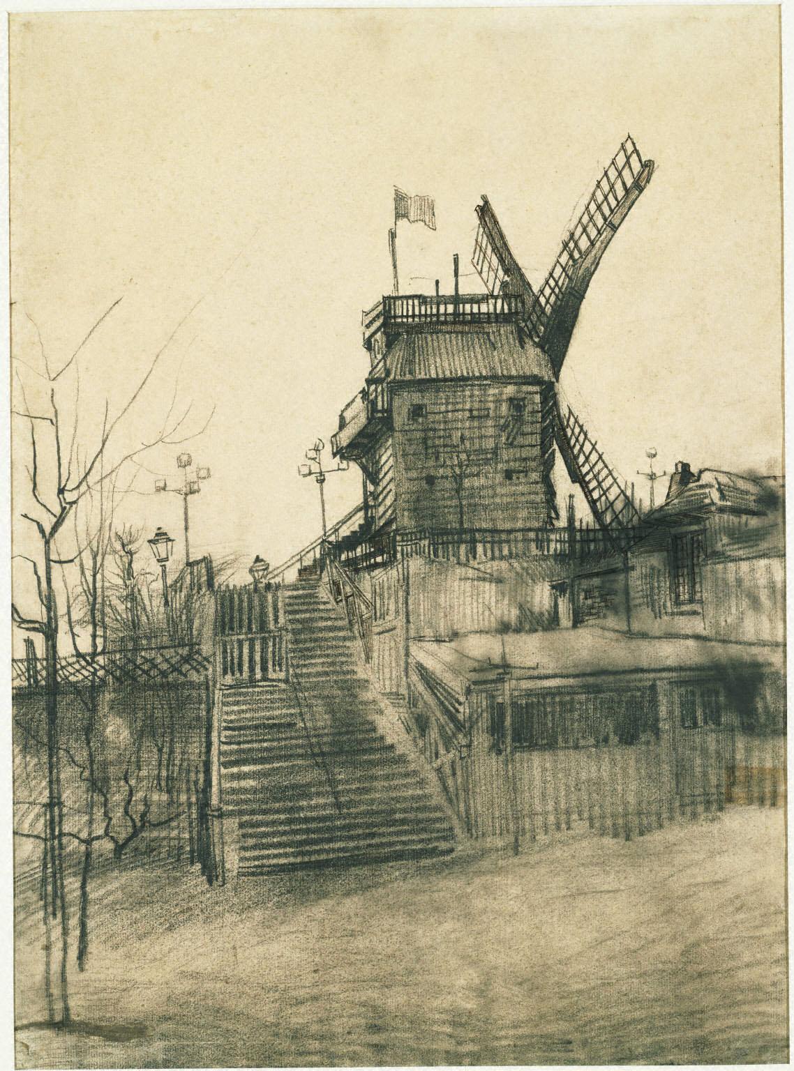 Vincent van gogh le clearance moulin de la galette