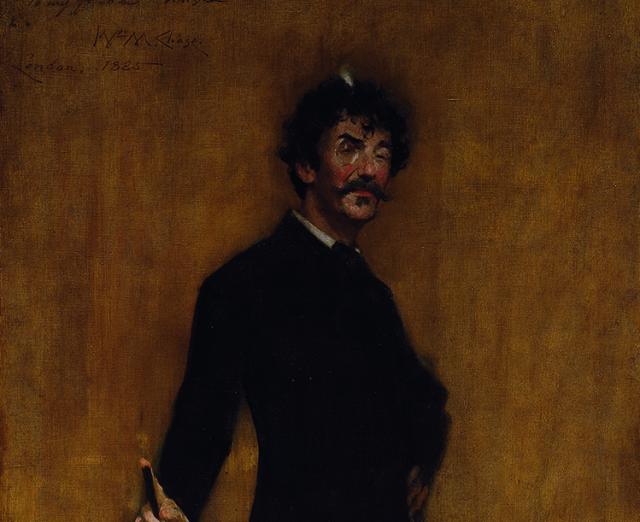 Portrait of Whistler by William Merritt Chase