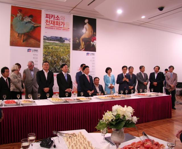 Exhibition opening at the Daejeon Museum of Art