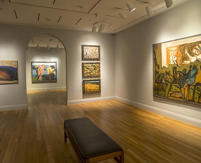 Installation view of Markus Lüpertz at The Phillips Collection.