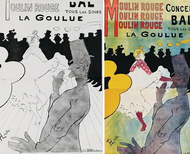 Moulin Rouge, La Goulue_side by side