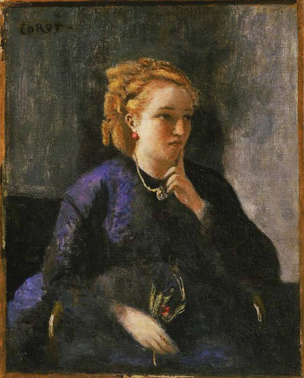 Corot_portrait of a woman