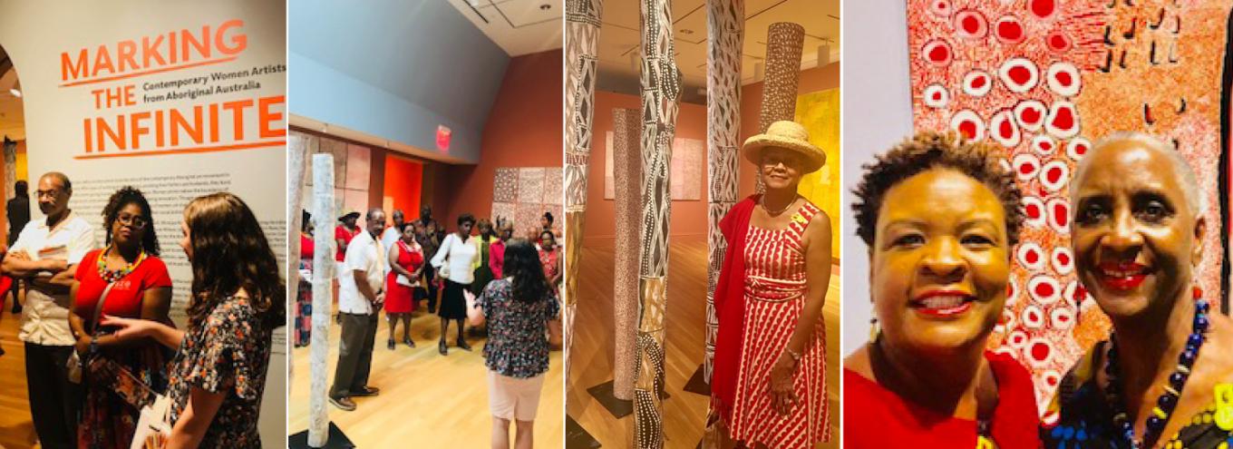 Members of the Delta Sigma Theta Sorority join The Phillips Collectionâs Chief Diversity Officer, Makeba Clay to exploreÂ Marking the Infinite.
