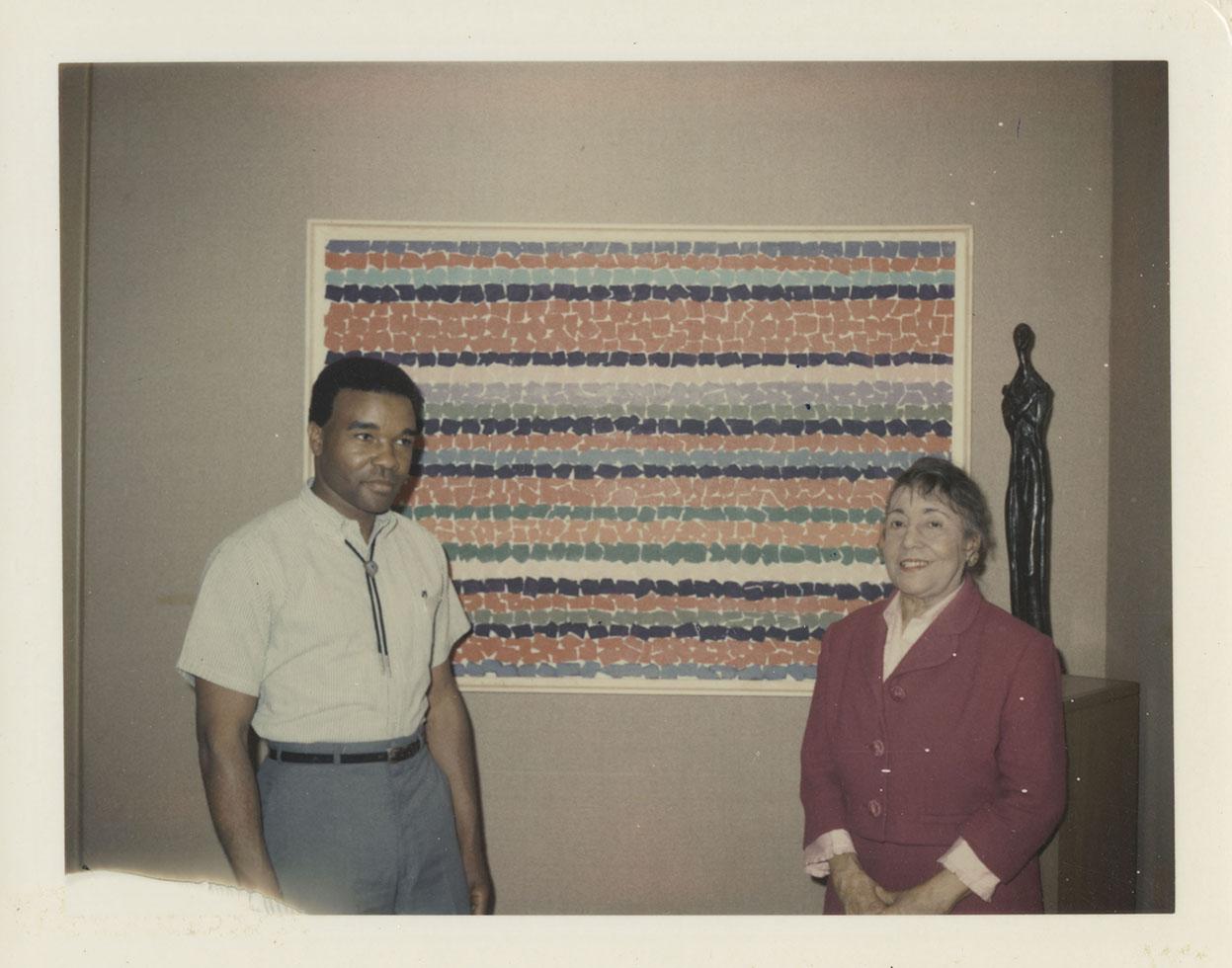 David Driskell and Alma Thomas