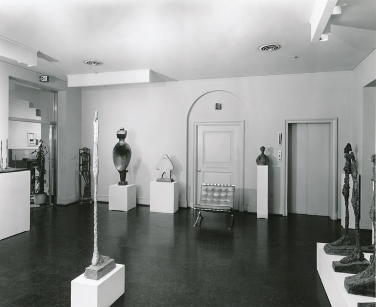 Giacometti exhibition, 1963. The Phillips Collection Archives, Washington DC.