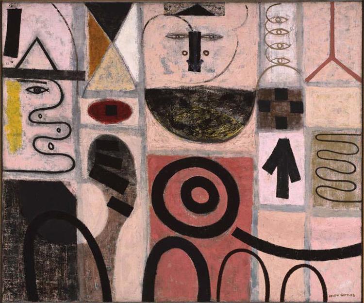 Adolph Gottlieb, The Seer, 1950. Oil on canvas, 59 3/4 x 71 5/8 in.