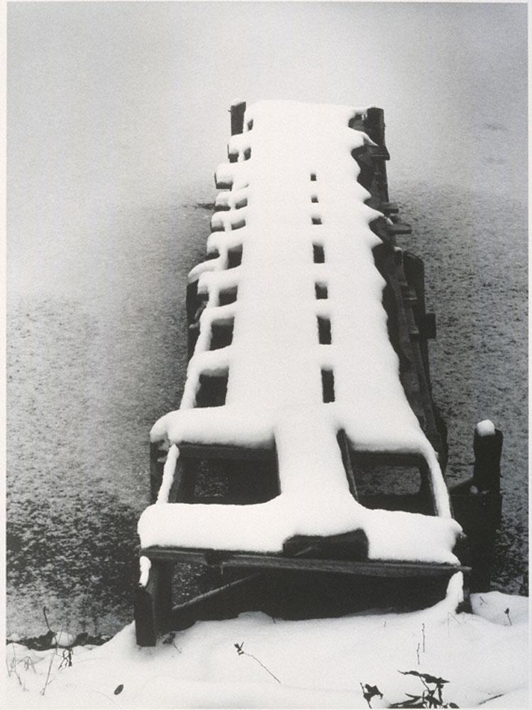 Minor White_Dock in Snow