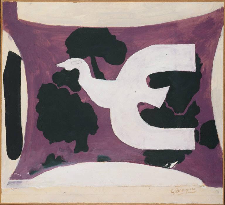 Figure 6,âBird,â oil on canvas, Georges Braque, 1956