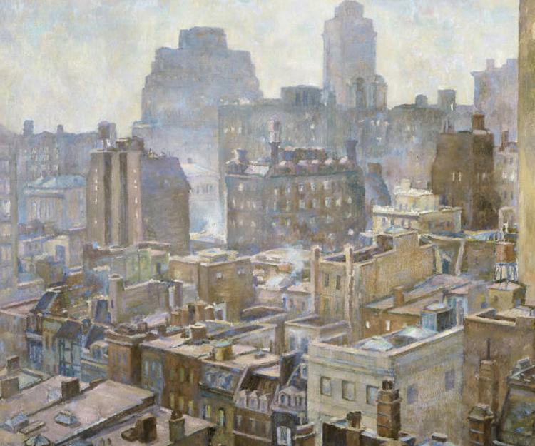 Marjorie Phillips, The City, 1922