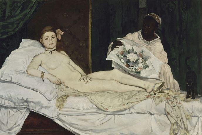 Édouard Manet, Olympia, 1863, Oil on canvas, 51 1/2 x 74 3/4 in.