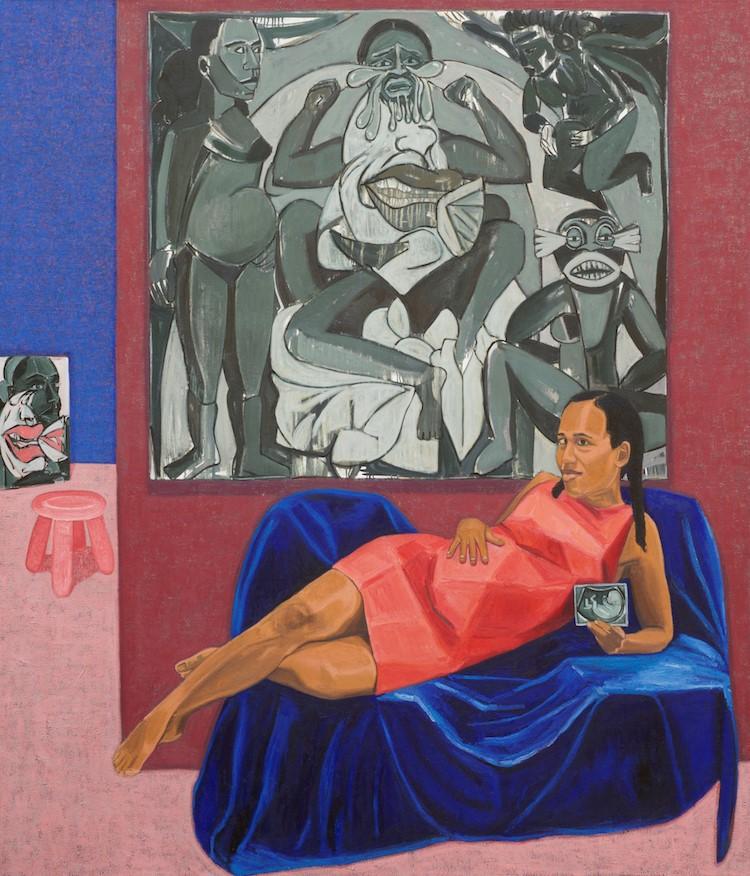 Image of Mequitta Ahuja's painting Xpect