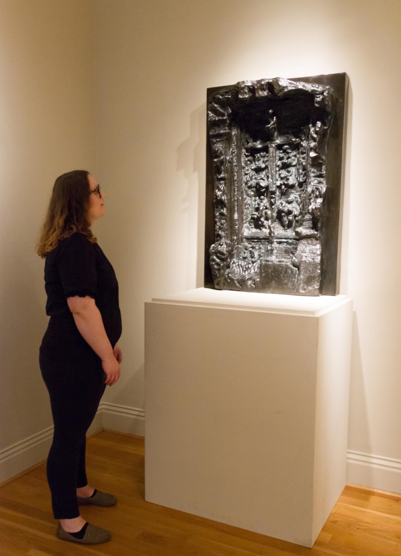 Auguste Rodin, Maquette for Gates of Hell, Bronze, On loan from the Collection of Iris Cantor