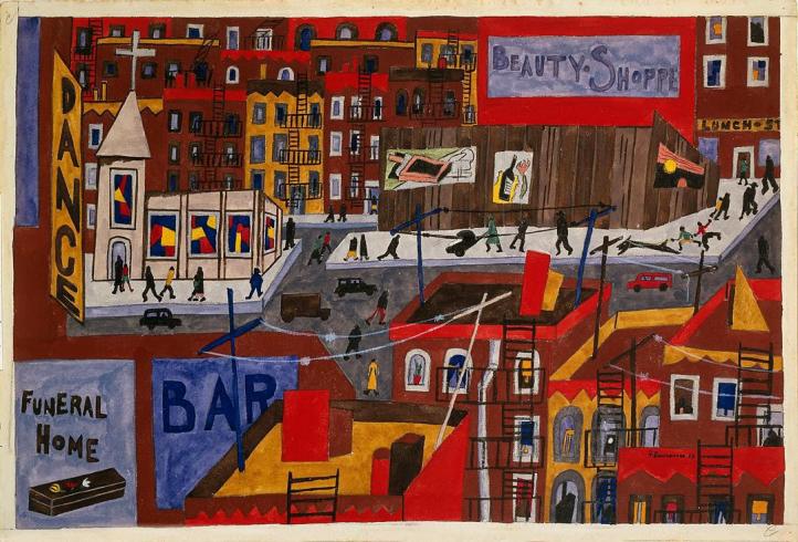 Jacob Lawrence This is Harlem 1943