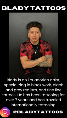 Blady photo and bio Second Son Tattoo artist