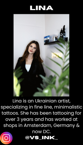 Lina photo and bio Second Son Tattoo artist