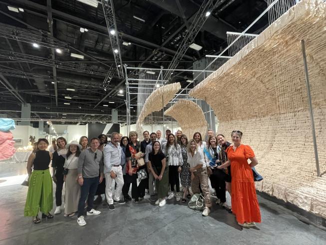 Art Basel 2024 Phillips Travel group photo